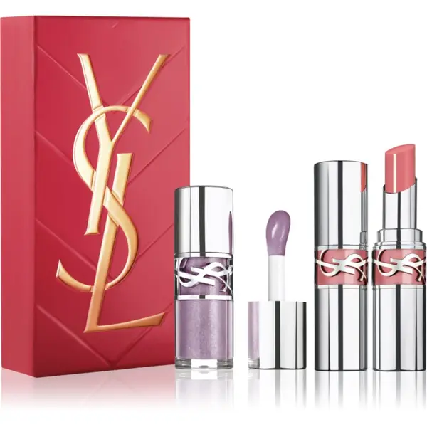 Yves Saint Laurent Yves Saint Laurent Loveshine Plumping Lip Oil Gloss poklon set za žene