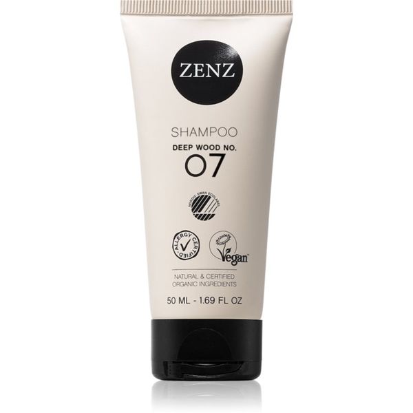ZENZ Organic ZENZ Organic Deep Wood No. 07 šampon za učvršćivanje za osjetljivo vlasište 50 ml