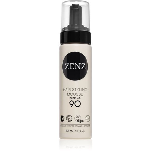 ZENZ Organic ZENZ Organic Pure No. 90 pjena za kosu za toplinsko oblikovanje kose 200 ml