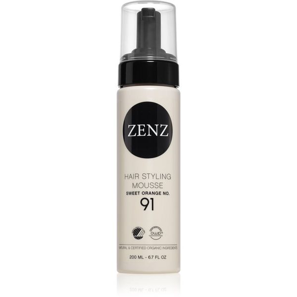 ZENZ Organic ZENZ Organic Sweet Orange No. 91 pjena za kosu za oštećenu kosu 200 ml