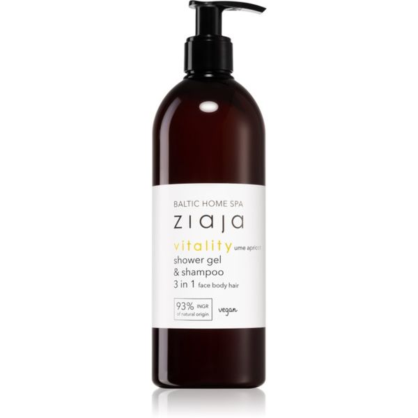 Ziaja Ziaja Baltic Home Spa Vitality gel za tuširanje za lice, tijelo i kosu 500 ml
