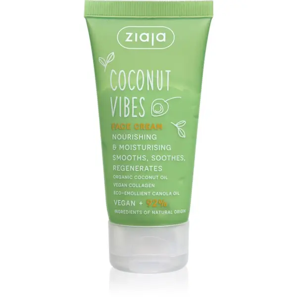 Ziaja Ziaja Coconut Vibes noćna krema za lice za regeneraciju lica 50 ml
