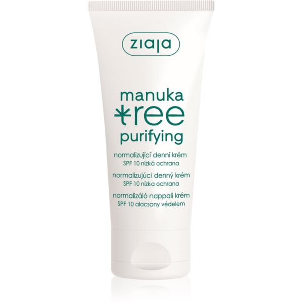 Ziaja Ziaja Manuka Tree Purifying dnevna krema za normaliziranje kože SPF 10 50 ml