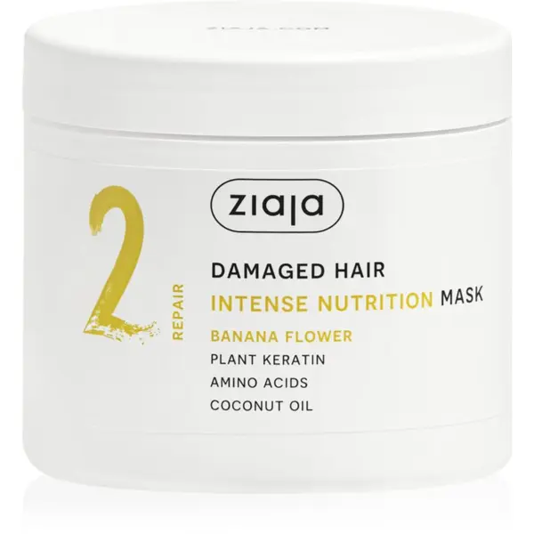Ziaja Ziaja Plant Essentials Banana Flower hranjiva maska za kosu za oštećenu kosu 350 ml