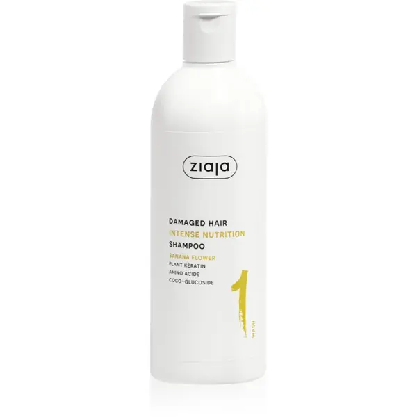 Ziaja Ziaja Plant Essentials Banana Flower hranjivi šampon za oštećenu kosu 400 ml