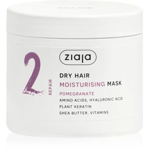 Ziaja Ziaja Plant Essentials Pomegranate hidratantna maska za kosu za suhu kosu 350 ml