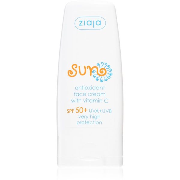 Ziaja Ziaja Sun antioksidativna krema za lice s vitaminom C SPF 50+ 50 ml