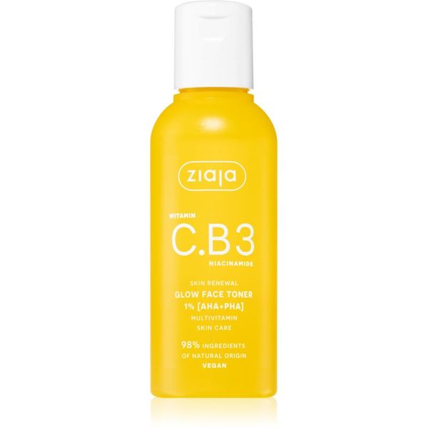 Ziaja Ziaja Vitamin C.B3 Niacinamide eksfolijacijski tonik za čišćenje s kiselinama 1% [aha+pha] 120 ml