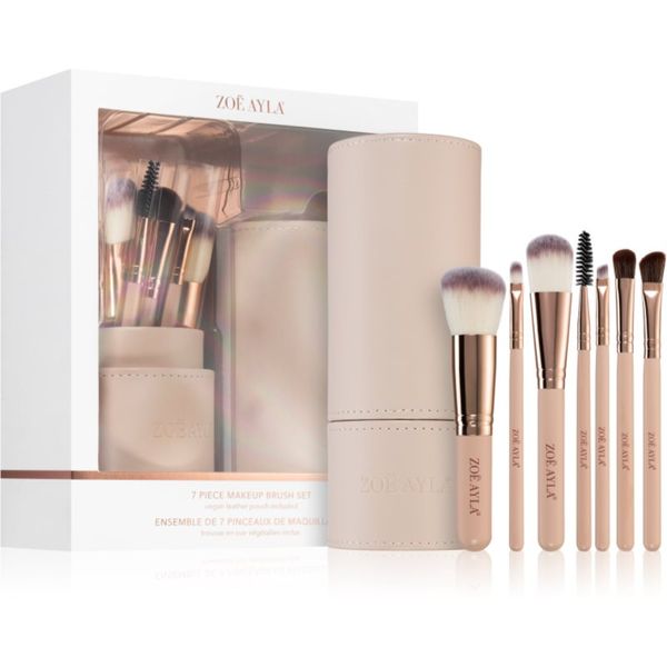 Zoë Ayla Zoë Ayla Makeup Brush Set 7 Piece set kistova u torbici