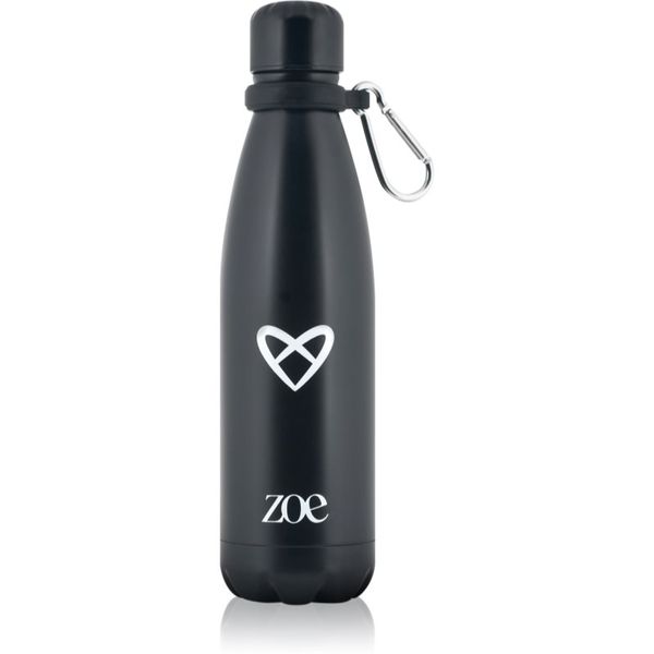 ZOE ZOE Heart Logo Stainless Steel Bottle boca za vodu od nehrđajućeg čelika boja Black 500 ml