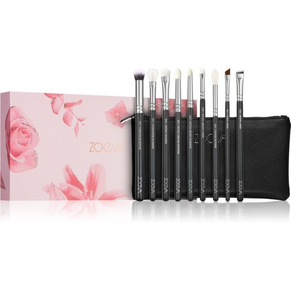 ZOEVA ZOEVA It's All About The Eyes Brush Set Set kistova s torbicom 9 kom