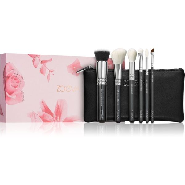 ZOEVA ZOEVA The Essential Brush Set Set kistova s torbicom 6 kom