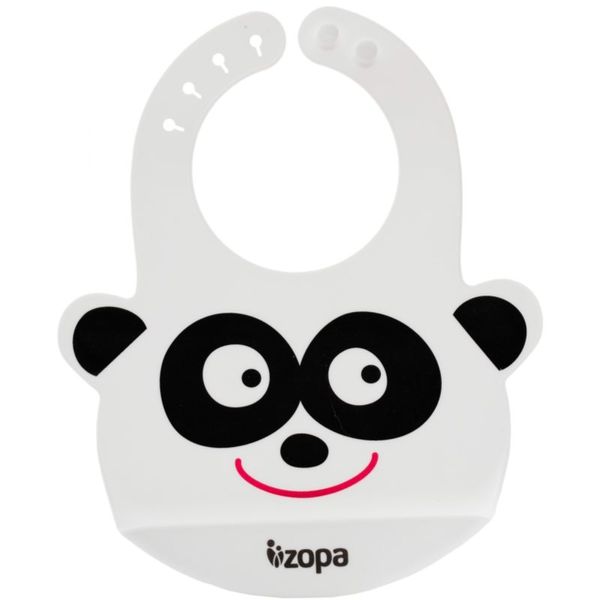 Zopa Zopa Silicone Bib podbradnik Panda 1 kom
