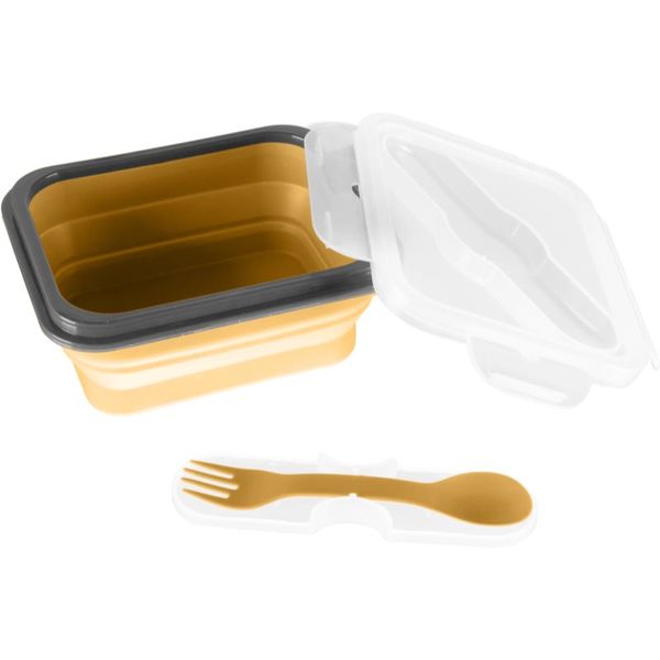 Zopa Zopa Silicone Lunch Box Small komplet pribora za jelo Mustard Yellow 15x7,5 cm 1 kom