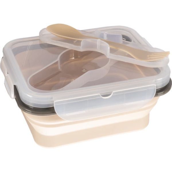 Zopa Zopa Silicone Lunch Box Small komplet pribora za jelo Sand Beige 15x7,5 cm 1 kom