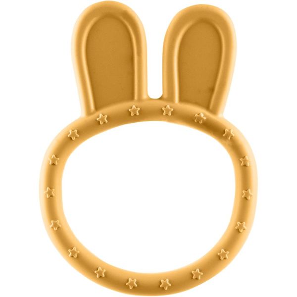Zopa Zopa Silicone Teether Rabbit grickalica za bebe Mustard Yellow 1 kom