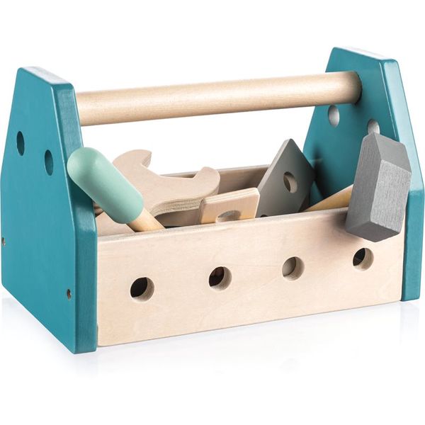 Zopa Zopa Wooden Tool Box set pribora Blue 14 kom