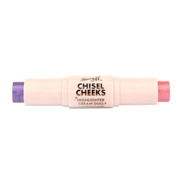 Barry M Barry M kremasti highlighter duo - Chisel Cheeks Highlighter Cream Duo - 3 Pale Lilac/Sok