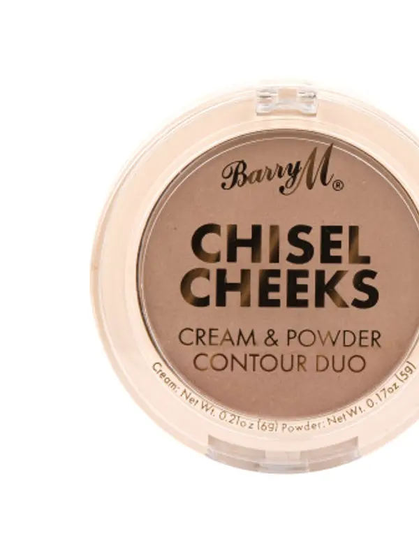 Barry M Barry M kremasti i puderasti kontur duo - Chisel Cheeks Cream & Powder Contour Duo - Light