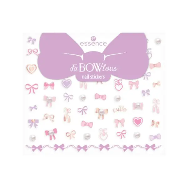 essence essence FaBOWlous Nail Stickers - 01 Ballet Of Bows!
