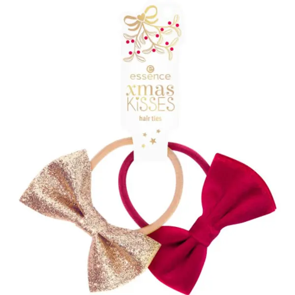 essence essence Xmas KiSSES Hair Ties - 01 Mistletoe's Bow, Kiss Below!