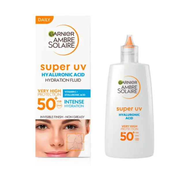 Garnier Garnier fluid - Ambre Solaire Ultra-Light Sensitive Face Fluid SPF50