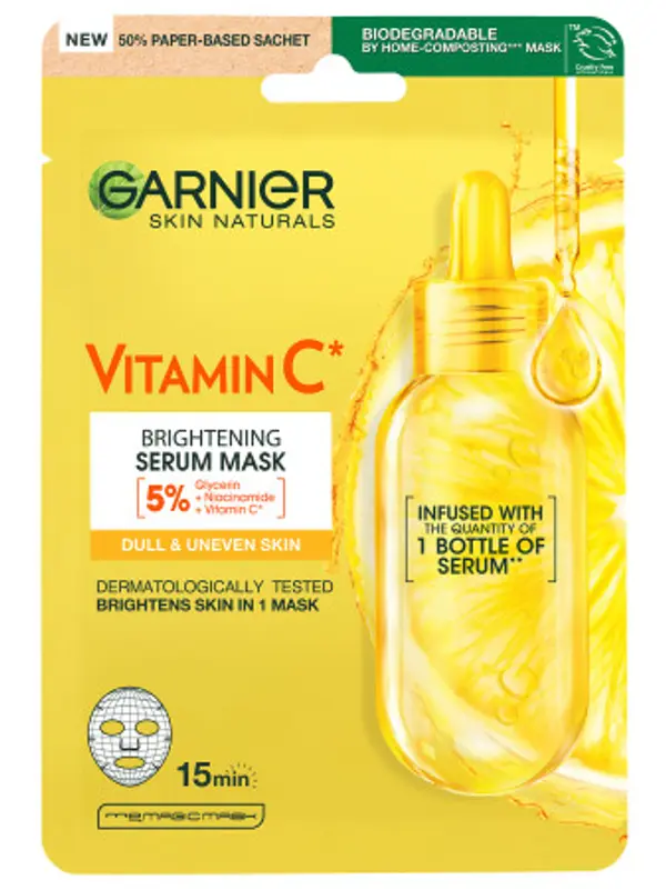 Garnier Garnier maska - Skin Naturals Tissue Mask With Vitamin C