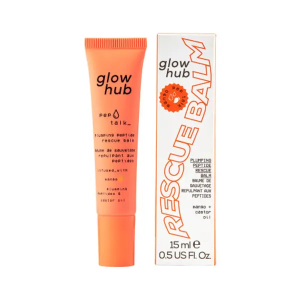 Glow Hub Glow Hub peptidni balzam za spašavanje Pep Talk Plumping Peptide Rescue Balm - Mango