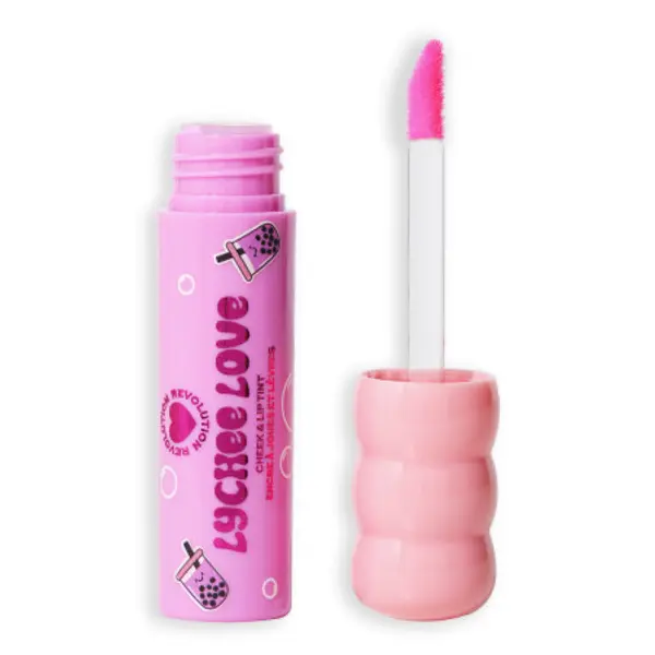 I Heart Revolution I Heart Revolution Bubble Tea Milky Blush + Lip Tint - Lychee Love Pink