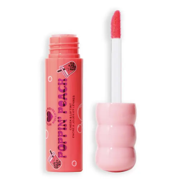 I Heart Revolution I Heart Revolution Bubble Tea Milky Blush + Lip Tint - Poppin' Peach