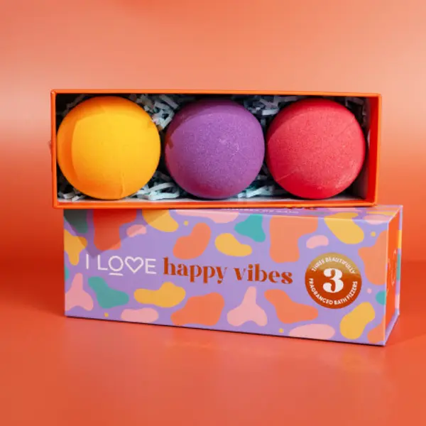 I Love... Cosmetics I Love... Cosmetics I Love Special Moment Happy Vibes Fizzers - pjenušci