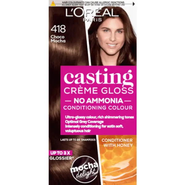 L’Oréal Paris L’Oréal Paris boja za kosu čoko mocha - Casting Crème Gloss Hair Color - 418 Choco Mocha