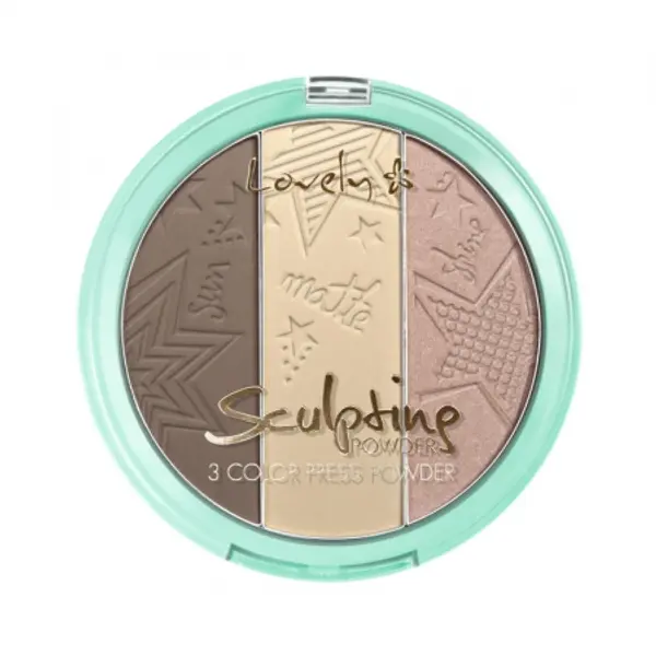 Lovely Lovely paleta za definiranje lica - Sculpting Powder