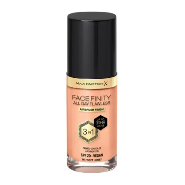 Max Factor Max Factor Facefinity Foundation - N77 Soft Honey - puder