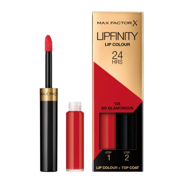 Max Factor Max Factor Lipfinity 2-Step Long Lasting Lipstick - 125 So Glamoruous - ruž za usne