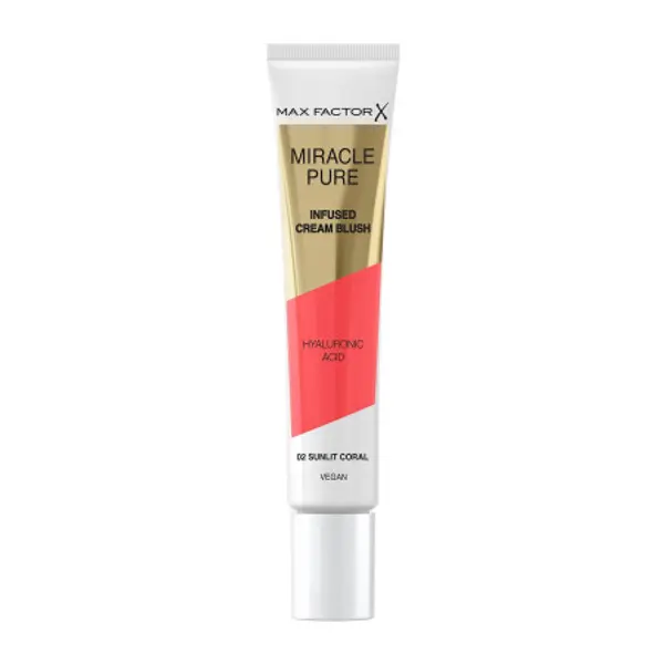 Max Factor Max Factor Miracle Pure Cream Blush - 02 Sunlit Coral - rumenilo