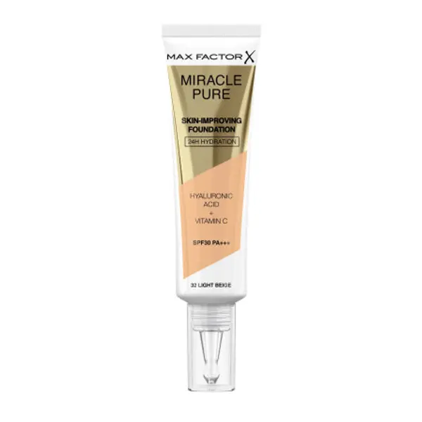 Max Factor Max Factor Miracle Pure Skin Improving Foundation - 33 Crystal Beige - puder