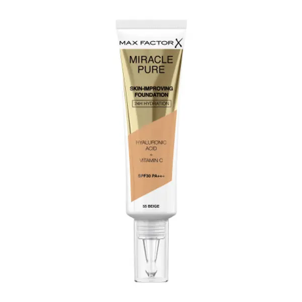 Max Factor Max Factor Miracle Pure Skin Improving Foundation - 55 Beige - puder
