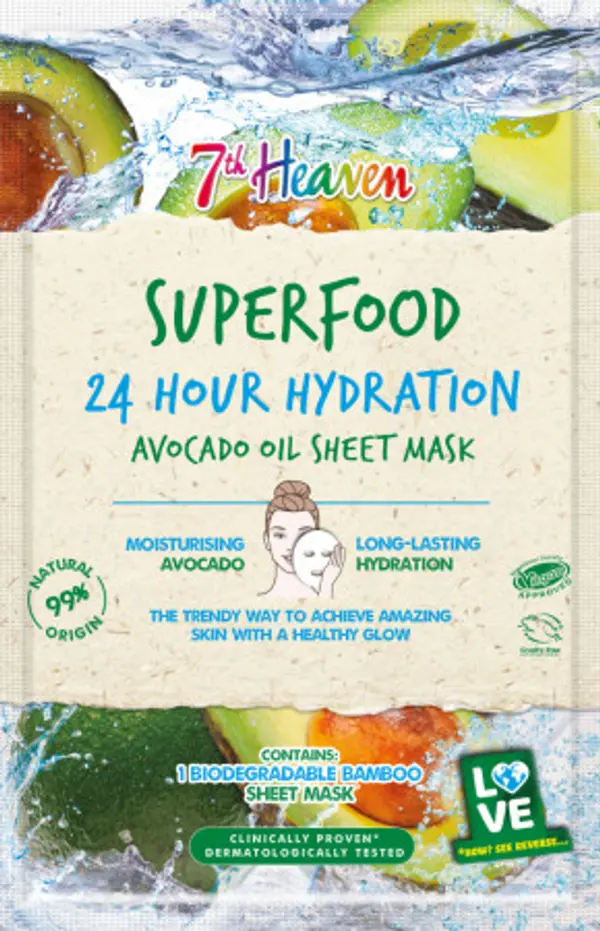 Montagne Jeunesse (7th Heaven) Montagne Jeunesse 24H Hydration Avocado Oil Sheet Mask