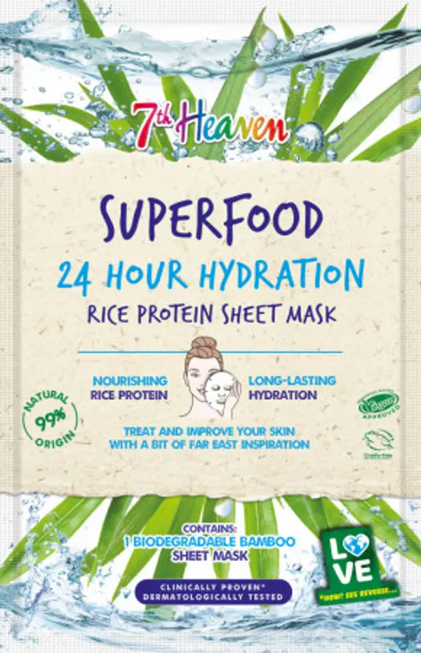 Montagne Jeunesse (7th Heaven) Montagne Jeunesse 24H Hydration Rice Protein Sheet Mask