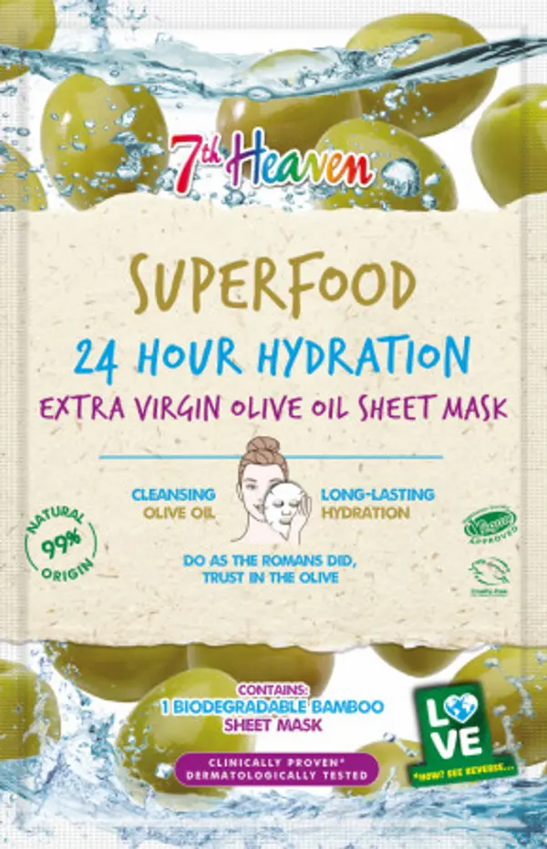 Montagne Jeunesse (7th Heaven) Montagne Jeunesse Superfood Extra Virgin Olive Oil Sheet Mask