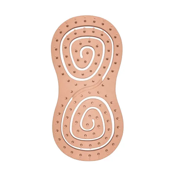 Noelle Noelle četka za kosu - Eco-Friendly Detangler Hairbrush - Orange Swirl