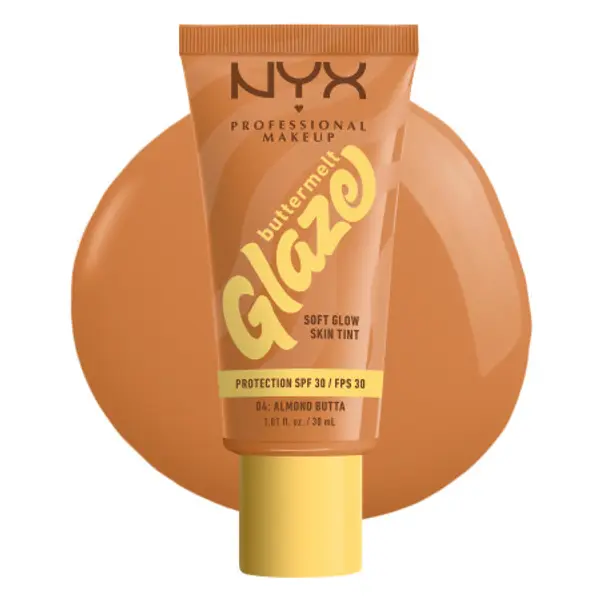 NYX Professional Makeup NYX Professional Makeup Buttermelt Glaze Soft Glow Skin Tint SPF30 - Almond Butta