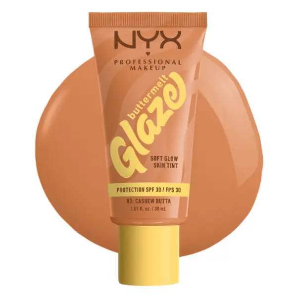 NYX Professional Makeup NYX Professional Makeup Buttermelt Glaze Soft Glow Skin Tint SPF30 - Cashew Butta