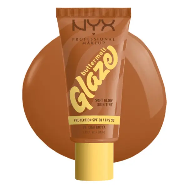 NYX Professional Makeup NYX Professional Makeup Buttermelt Glaze Soft Glow Skin Tint SPF30 - Chai Butta