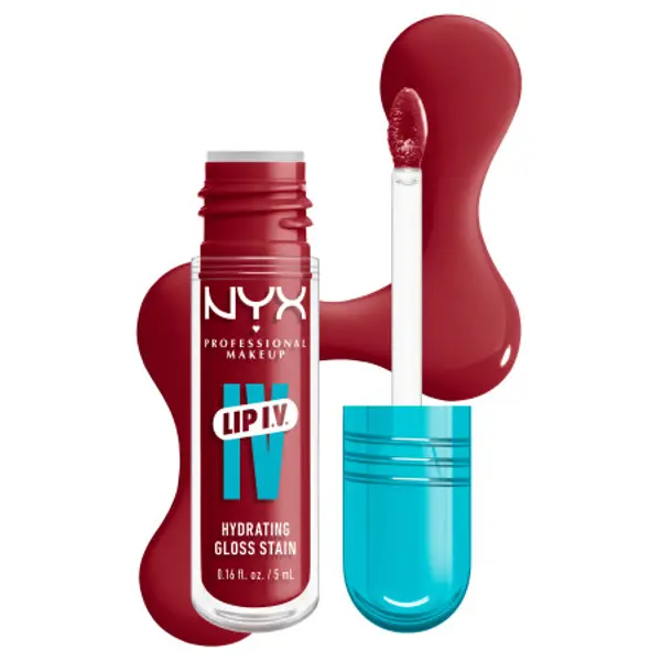 NYX Professional Makeup NYX Professional Makeup Lip I.V. Hydrating Lip Gloss Stain - 10 Berry Thirsty