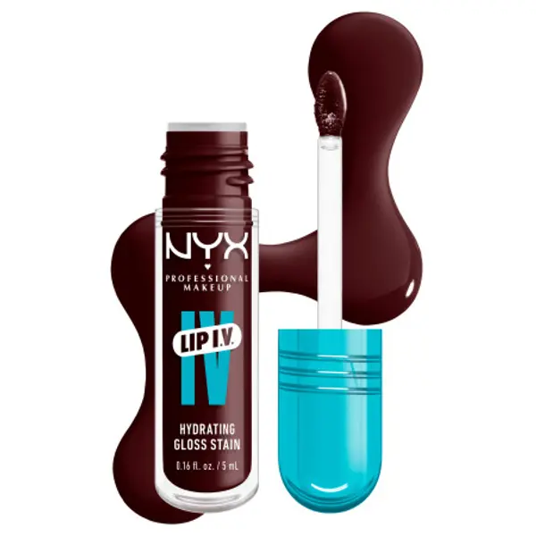NYX Professional Makeup NYX Professional Makeup Lip I.V. Hydrating Lip Gloss Stain - 15 Water 'Bout Wine