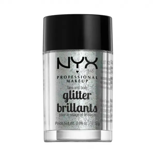 NYX Professional Makeup NYX Professional Makeup šljokice za lice i tijelo – Face & Body Glitter – Ice (GLI07)