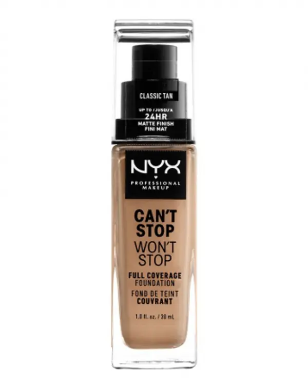 NYX Professional Makeup NYX Professional Makeup tekući puder - Can't Stop Won't Stop Full Coverage Foundation - Classic Tan