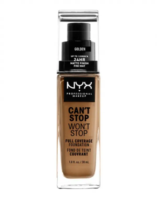 NYX Professional Makeup NYX Professional Makeup tekući puder - Can't Stop Won't Stop Full Coverage Foundation - Golden